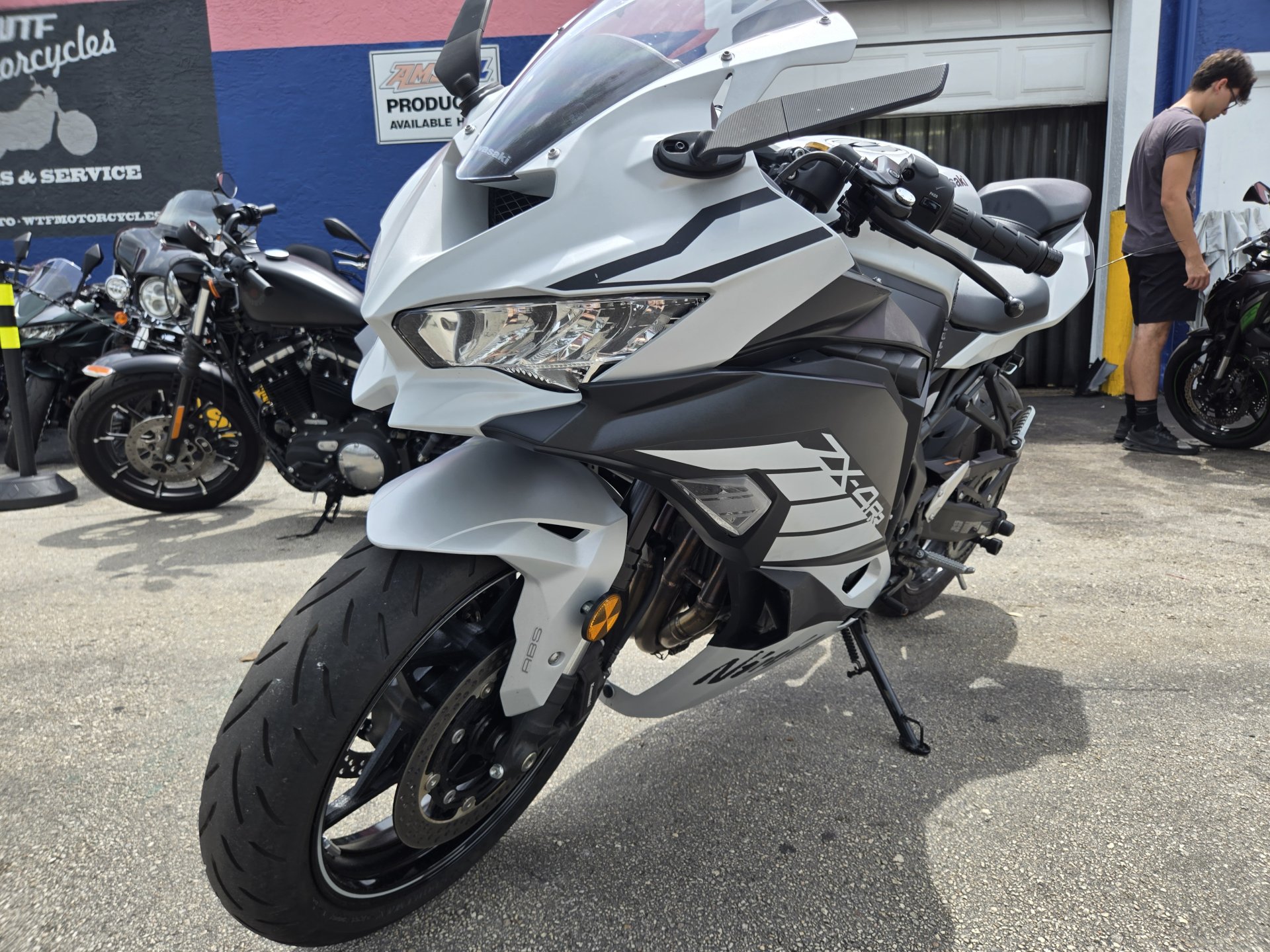 白 NSZT-W64 2025/4 2025 Kawasaki ZX4RR Ninja — WTF Motorcycles